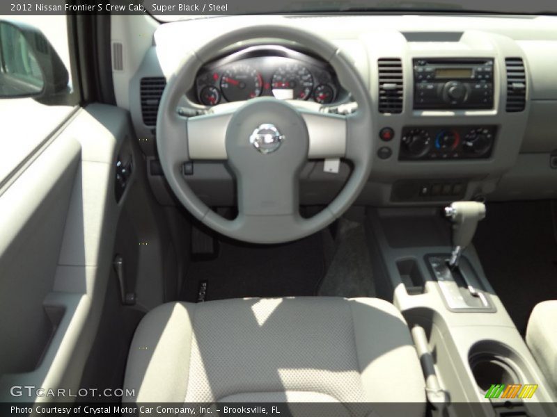Super Black / Steel 2012 Nissan Frontier S Crew Cab