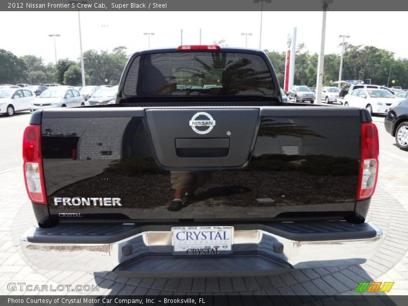 Super Black / Steel 2012 Nissan Frontier S Crew Cab
