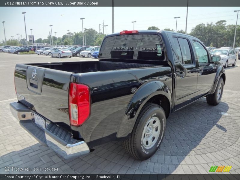 Super Black / Steel 2012 Nissan Frontier S Crew Cab