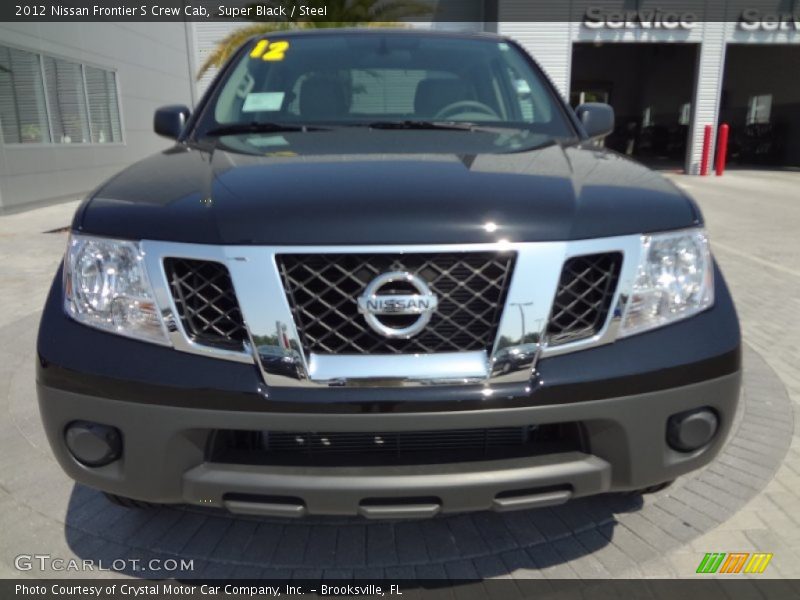 Super Black / Steel 2012 Nissan Frontier S Crew Cab