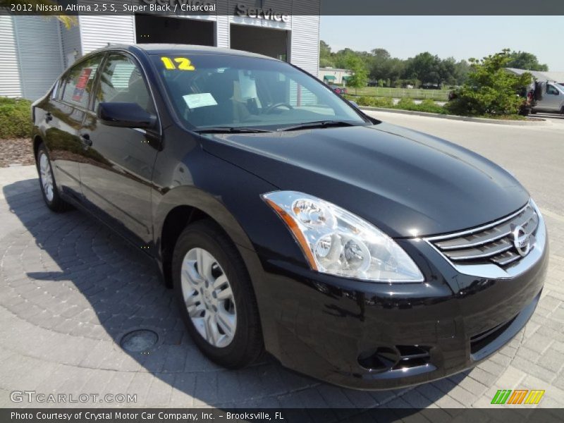 Super Black / Charcoal 2012 Nissan Altima 2.5 S