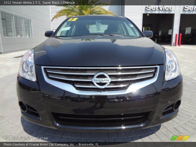 Super Black / Charcoal 2012 Nissan Altima 2.5 S