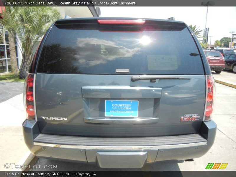 Stealth Gray Metallic / Cocoa/Light Cashmere 2008 GMC Yukon Denali AWD