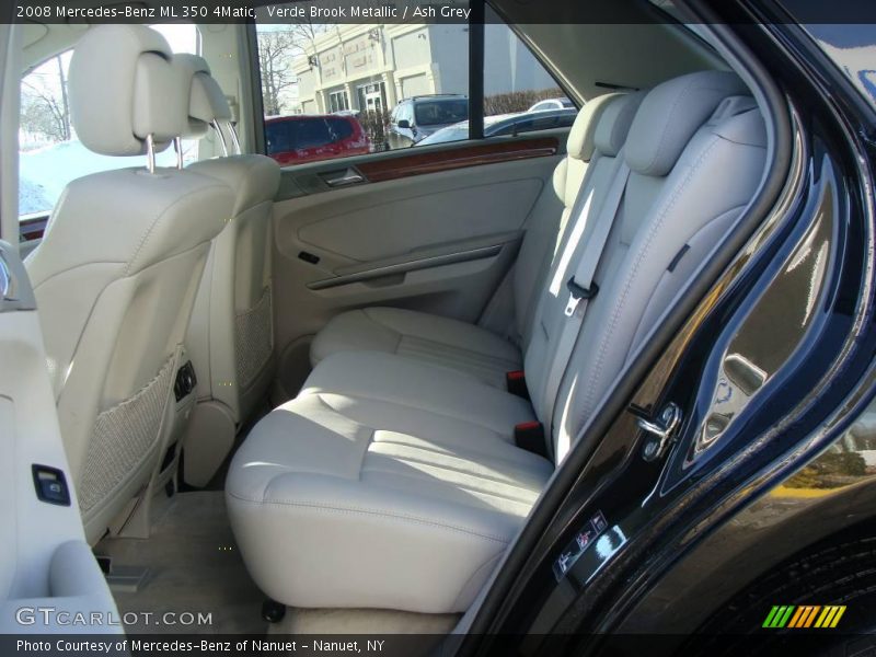 Verde Brook Metallic / Ash Grey 2008 Mercedes-Benz ML 350 4Matic