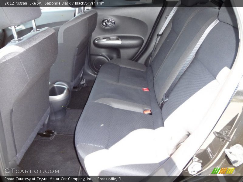 Sapphire Black / Black/Silver Trim 2012 Nissan Juke SV