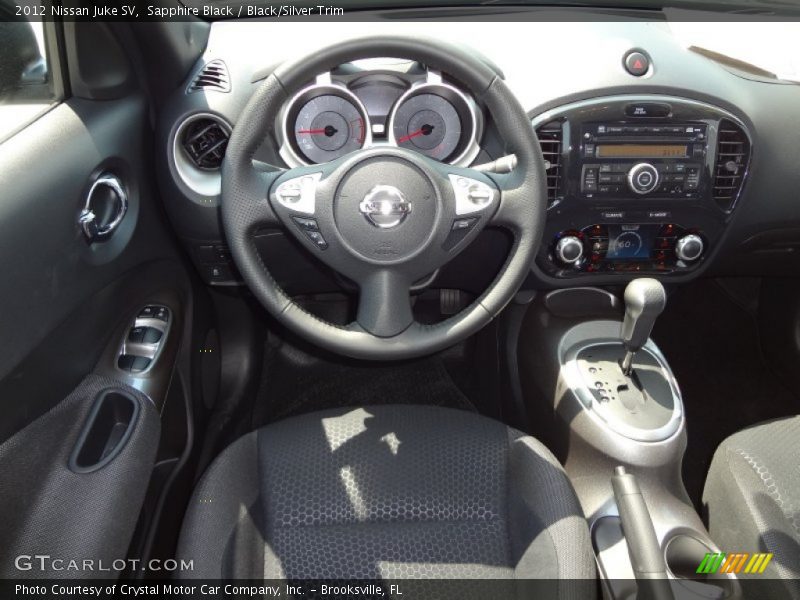 Sapphire Black / Black/Silver Trim 2012 Nissan Juke SV