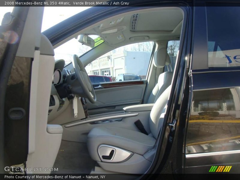 Verde Brook Metallic / Ash Grey 2008 Mercedes-Benz ML 350 4Matic