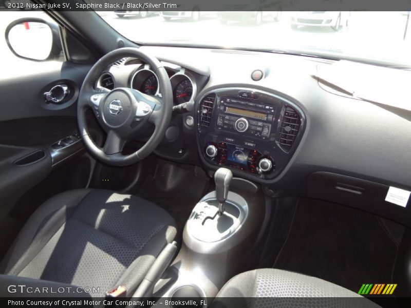 Sapphire Black / Black/Silver Trim 2012 Nissan Juke SV