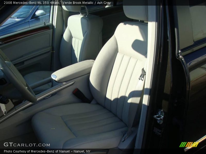 Verde Brook Metallic / Ash Grey 2008 Mercedes-Benz ML 350 4Matic