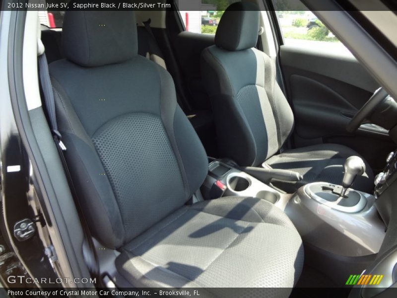 Sapphire Black / Black/Silver Trim 2012 Nissan Juke SV
