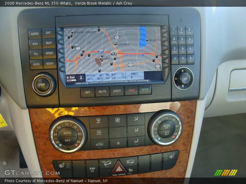 Verde Brook Metallic / Ash Grey 2008 Mercedes-Benz ML 350 4Matic
