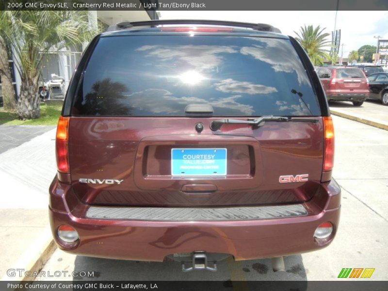 Cranberry Red Metallic / Light Tan/Ebony Black 2006 GMC Envoy SLE