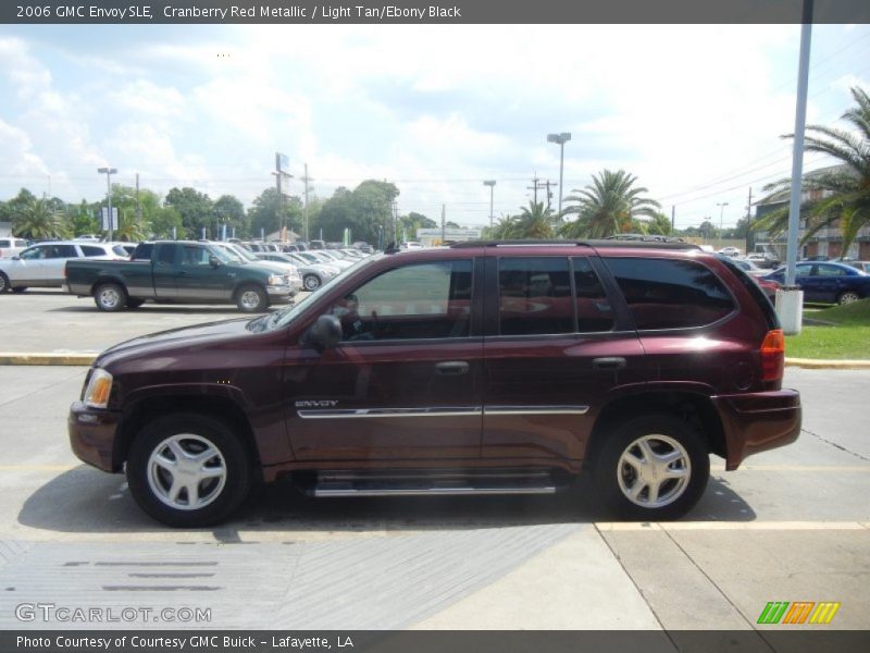 Cranberry Red Metallic / Light Tan/Ebony Black 2006 GMC Envoy SLE
