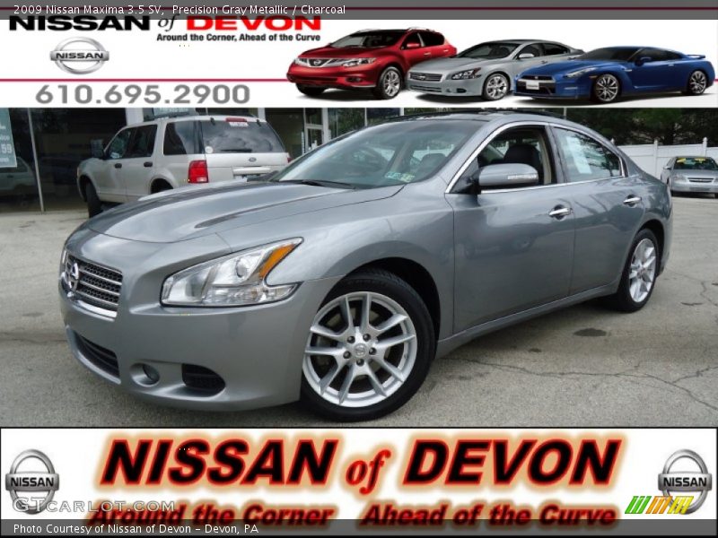 Precision Gray Metallic / Charcoal 2009 Nissan Maxima 3.5 SV
