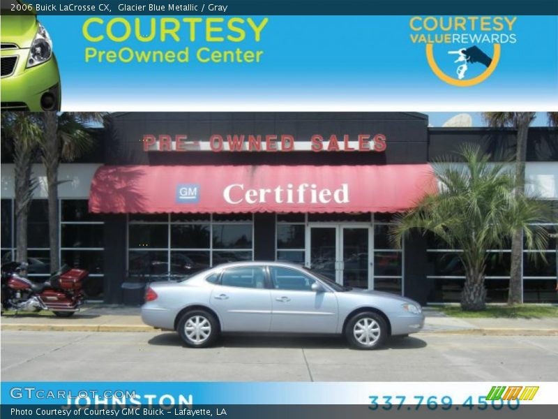 Glacier Blue Metallic / Gray 2006 Buick LaCrosse CX