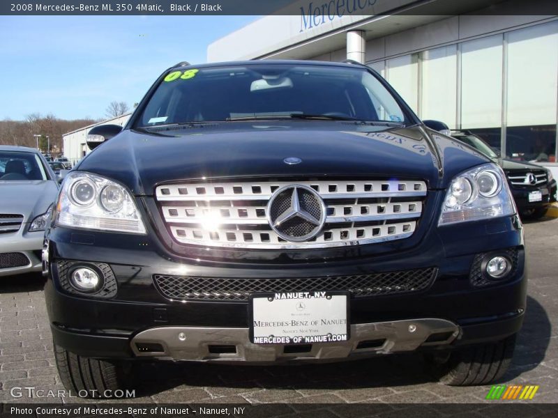 Black / Black 2008 Mercedes-Benz ML 350 4Matic