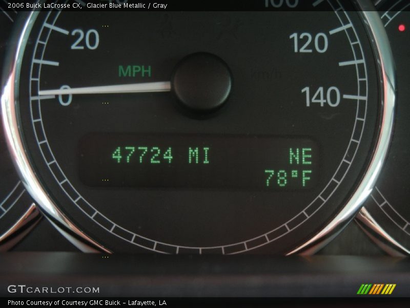 Glacier Blue Metallic / Gray 2006 Buick LaCrosse CX