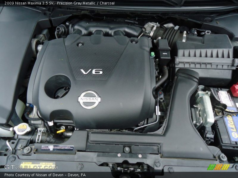 Precision Gray Metallic / Charcoal 2009 Nissan Maxima 3.5 SV