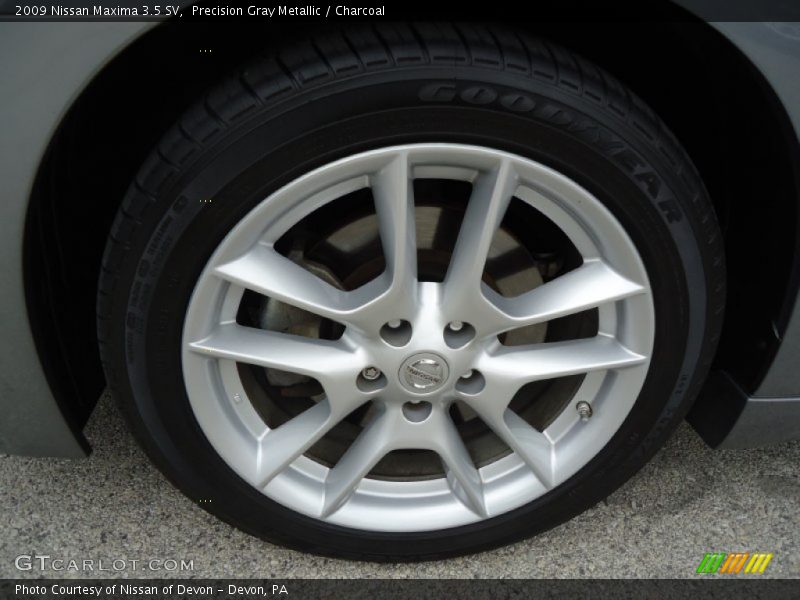 Precision Gray Metallic / Charcoal 2009 Nissan Maxima 3.5 SV