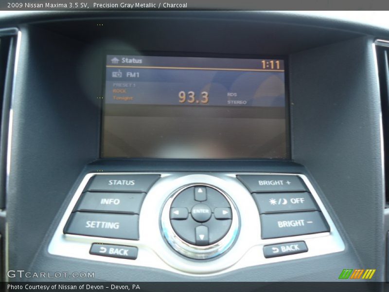 Precision Gray Metallic / Charcoal 2009 Nissan Maxima 3.5 SV