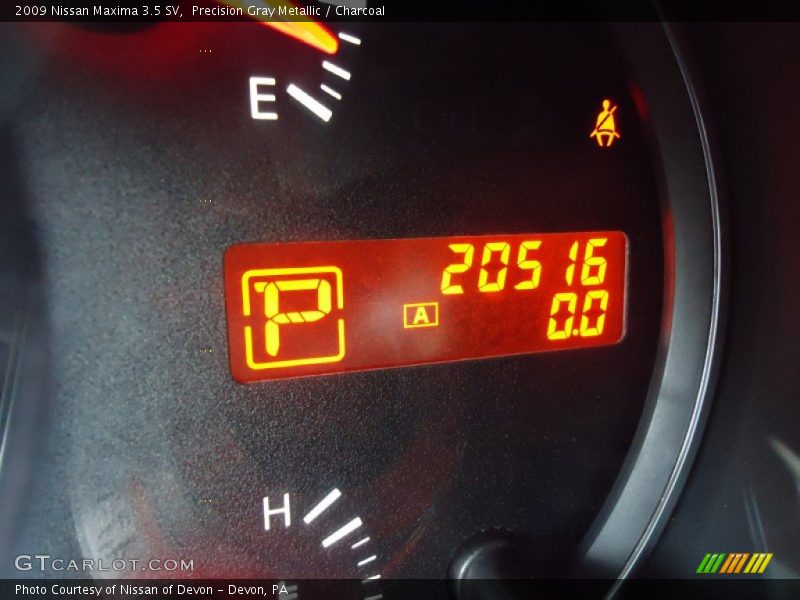 Precision Gray Metallic / Charcoal 2009 Nissan Maxima 3.5 SV