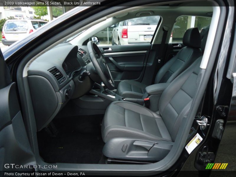 Black Uni / Anthracite 2009 Volkswagen Jetta SE Sedan