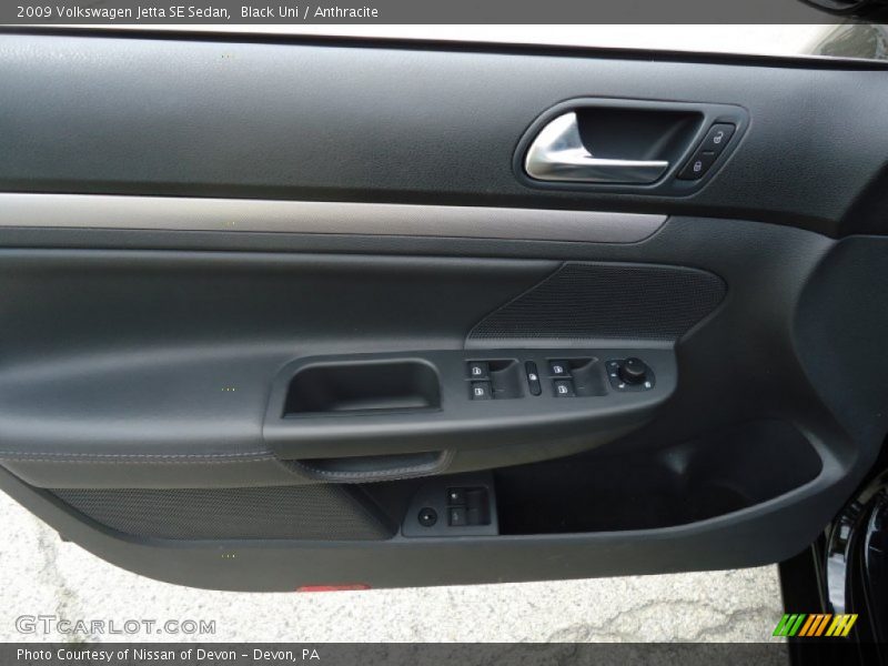 Black Uni / Anthracite 2009 Volkswagen Jetta SE Sedan