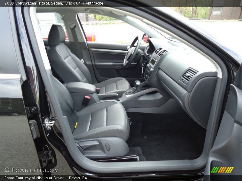 Black Uni / Anthracite 2009 Volkswagen Jetta SE Sedan