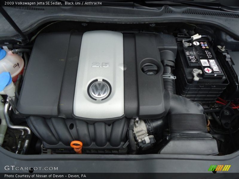 Black Uni / Anthracite 2009 Volkswagen Jetta SE Sedan