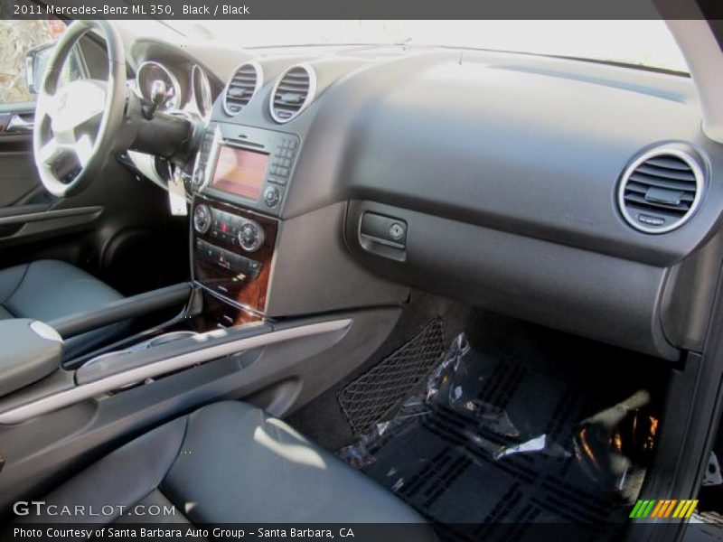 Black / Black 2011 Mercedes-Benz ML 350