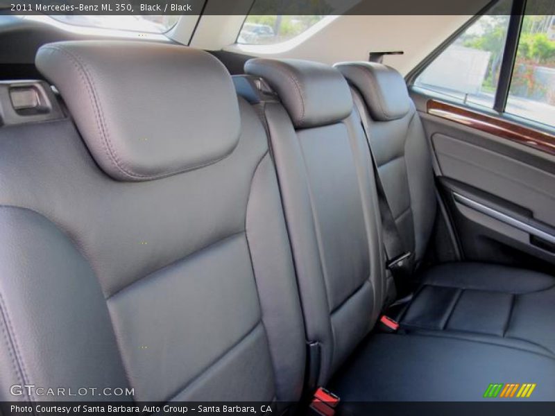 Black / Black 2011 Mercedes-Benz ML 350