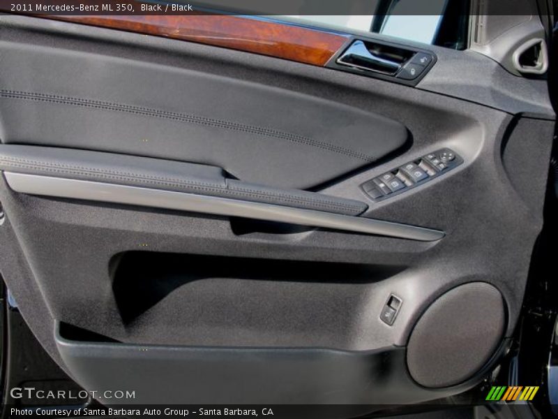 Black / Black 2011 Mercedes-Benz ML 350