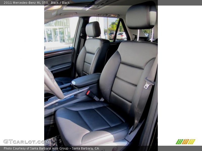 Black / Black 2011 Mercedes-Benz ML 350