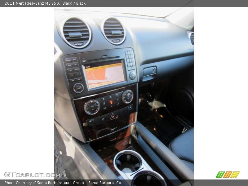 Black / Black 2011 Mercedes-Benz ML 350