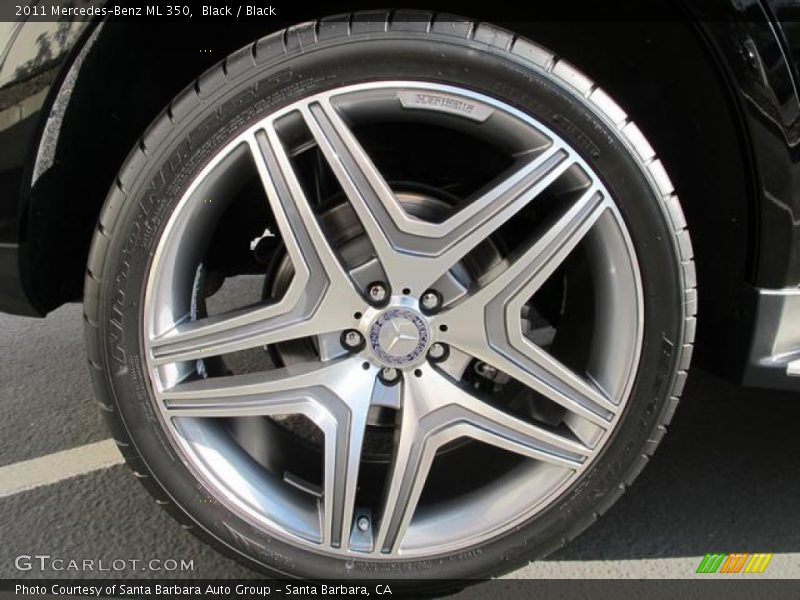 Black / Black 2011 Mercedes-Benz ML 350