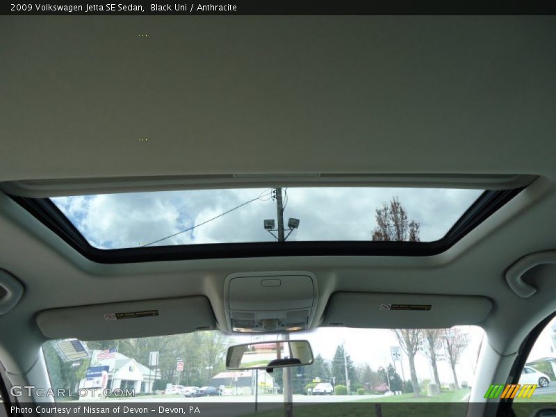 Black Uni / Anthracite 2009 Volkswagen Jetta SE Sedan