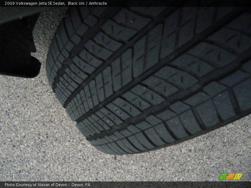 Black Uni / Anthracite 2009 Volkswagen Jetta SE Sedan
