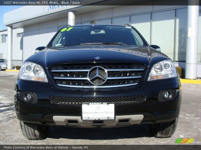 Black / Black 2007 Mercedes-Benz ML 350 4Matic