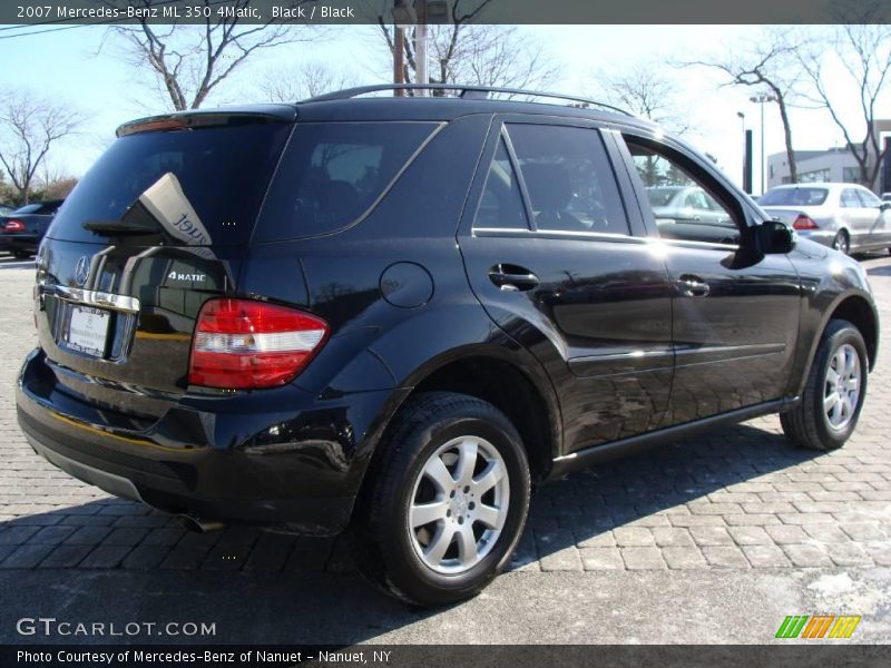 Black / Black 2007 Mercedes-Benz ML 350 4Matic