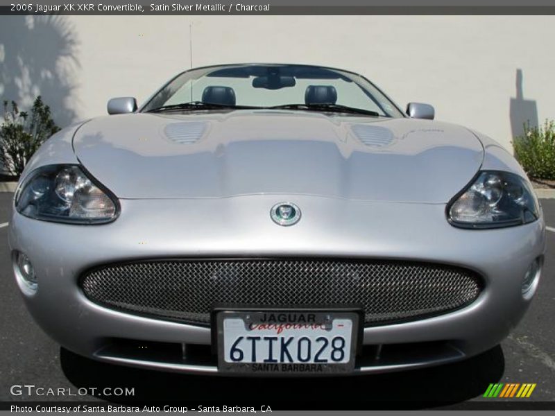 Satin Silver Metallic / Charcoal 2006 Jaguar XK XKR Convertible