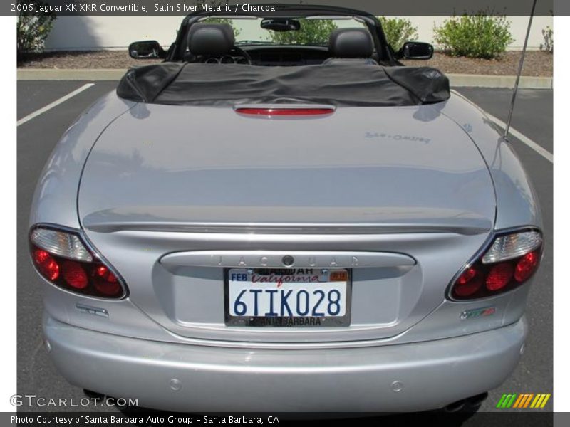 Satin Silver Metallic / Charcoal 2006 Jaguar XK XKR Convertible