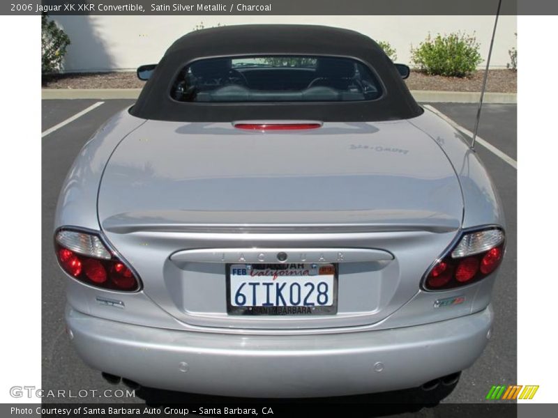 Satin Silver Metallic / Charcoal 2006 Jaguar XK XKR Convertible