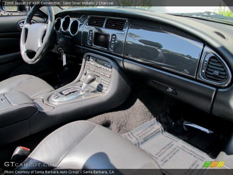 Satin Silver Metallic / Charcoal 2006 Jaguar XK XKR Convertible
