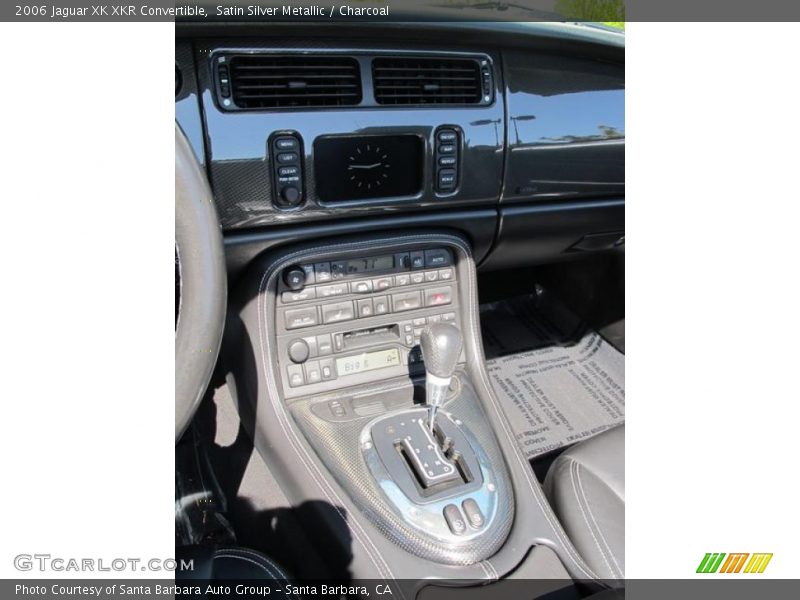 Satin Silver Metallic / Charcoal 2006 Jaguar XK XKR Convertible
