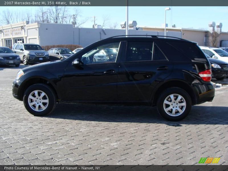 Black / Black 2007 Mercedes-Benz ML 350 4Matic