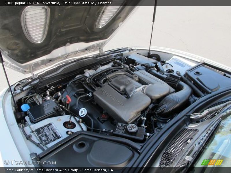 Satin Silver Metallic / Charcoal 2006 Jaguar XK XKR Convertible