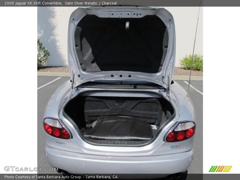 Satin Silver Metallic / Charcoal 2006 Jaguar XK XKR Convertible