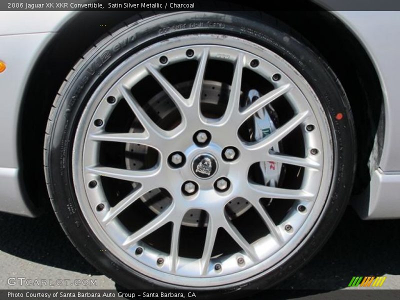 Satin Silver Metallic / Charcoal 2006 Jaguar XK XKR Convertible