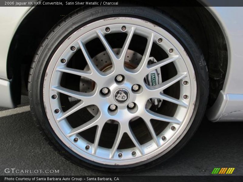 Satin Silver Metallic / Charcoal 2006 Jaguar XK XKR Convertible