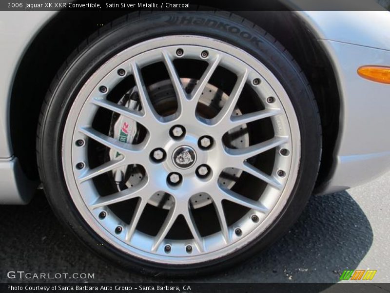 Satin Silver Metallic / Charcoal 2006 Jaguar XK XKR Convertible